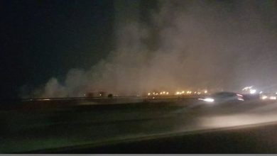 Photo of بالصور: تجددُ النيران في مرفأ بيروت5