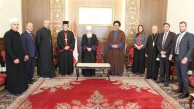 Photo of شيخ العقل التقى وفد المركز الحبري المريمي لحوار الأديان وحديفة