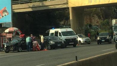 Photo of بالصّور: حادث سير على أوتوستراد جبيل