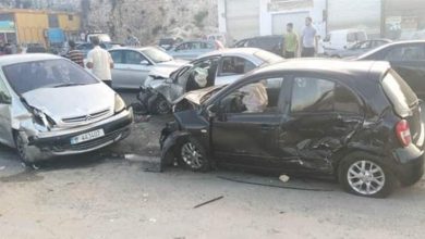 Photo of بالصور… 4 جرحى في تصادم بين 4 سيارات على اوتوستراد المصيلح