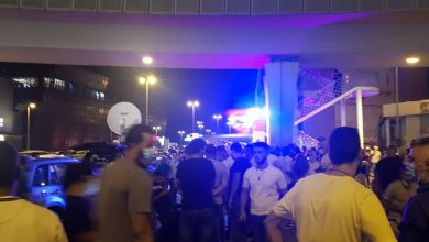 Photo of تجمع في جل الديب لازاحة الستارة عن لوحة 17 تشرين