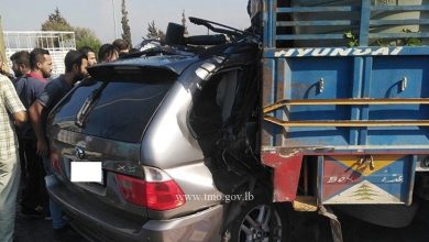Photo of قتيلان وجريح في حادث سير على اوتوستراد الميناء – طرابلس (صور)
