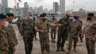 Photo of رئيس اركان الجيوش الفرنسية تفقد مرفأ بيروت