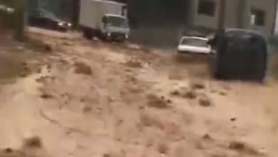 Photo of مع بداية موسم الامطار.. فيضانات في قبعيت!