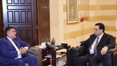 Photo of دياب استقبل الحوت وعرض معه اوضاع شركة طيران الشرق الاوسط