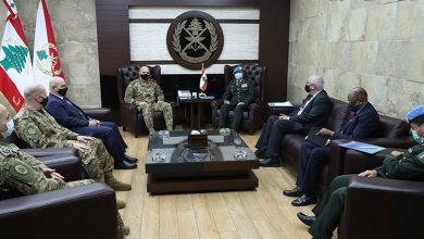 Photo of قائد الجيش استقبل رئيس بعثة UNDOF وبحثا في الأوضاع في لبنان والمنطقة