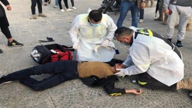 Photo of جريح بحادث تصادم بين دراجتين على كورنيش صور البحري