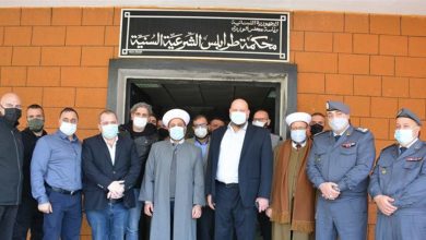 Photo of نهرا ووفد أمني وبلدي تفقدا المحكمة الشرعية في طرابلس وباحة السرايا
