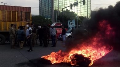 Photo of محتجون أشعلوا الاطارات عند تقاطع ايليا في صيدا