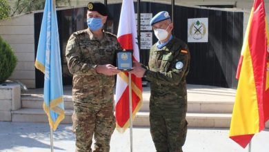 Photo of الجيش تسلّم هبة مقدمة من الوحدة الإسبانية في “اليونيفيل”