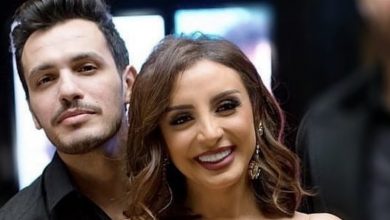 Photo of طليق أنغام يحتفل بيوم ميلاده مع زوجته والجمهور يهاجمه بقسوة (فيديو)