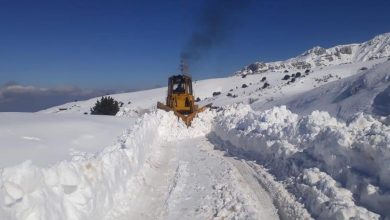 Photo of طريق جرد عكار سالكة للمركبات المجهزة فقط