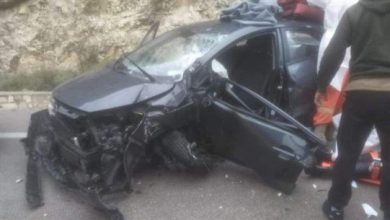 Photo of انزلاق سيارة بسبب تسرب المازوت على اوتوستراد البترون – تنورين