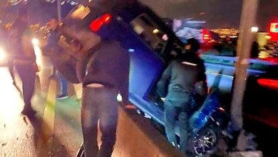 Photo of جريحان بإنحراف سيارة على المسلك الشرقي لأوتوستراد طبرجا