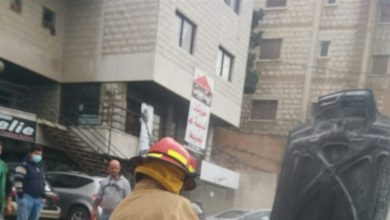 Photo of سيارة تحترق في بيت الكوكو