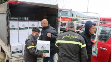 Photo of مساعدات لمتطوعي الدفاع المدني