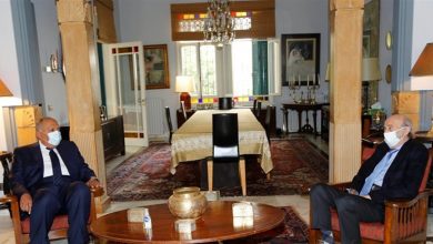 Photo of جنبلاط عرض المستجدات لبنانيا وعربيا مع وزير الخارجية المصري