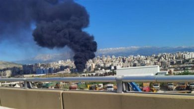 Photo of بالصّورة: حريق في سوق الأحد في التبانة – طرابلس