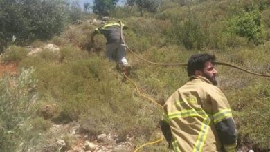 Photo of حريق في خراج الفرديس والدفاع المدني أخمده