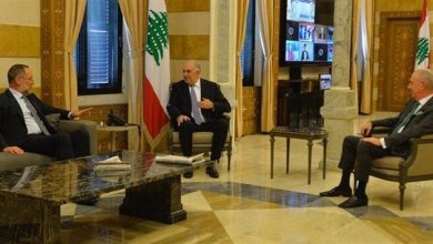 Photo of فهمي استقبل خير الدين وأبو فاضل