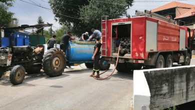 Photo of إخماد حريق في أحراج بزبينا