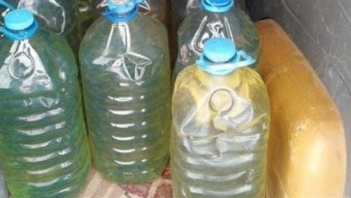 Photo of بالصّورة: ضبط غالونات بنزين مُخزّنة في منزل