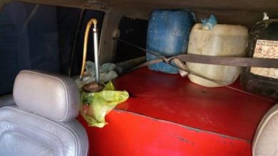 Photo of بالصّورة: 800 ليتر مازوت في خزّان داخل سيّارة