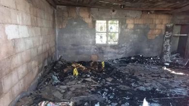 Photo of بالصور:  وفاة شاب وزوجته في حريق داخل غرفتهما!