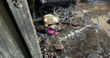 Photo of زوجة شريف منير تكشف حجم الدمار فى منزلها بفيديو بعد الحريق: “قدر ولطف”