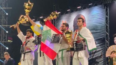 Photo of اللبناني محمد فواز ثالثا في بطولة العالم للشباب بالكيوكوشنكاي