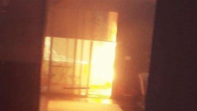 Photo of إخماد حريق قارورتَي غاز داخل شقة