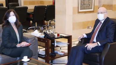 Photo of شيا بعد لقائها الرئيس ميقاتي: لن يكون هناك أي مخاوف من قانون العقوبات الأميركية