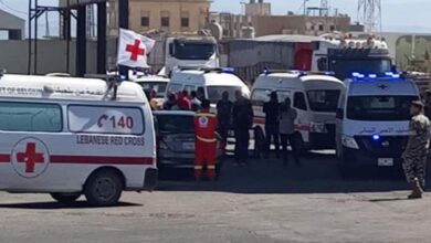 Photo of سيارات الإسعاف اللبنانيّة وصلت إلى طرطوس لنقل جثث الضحايا