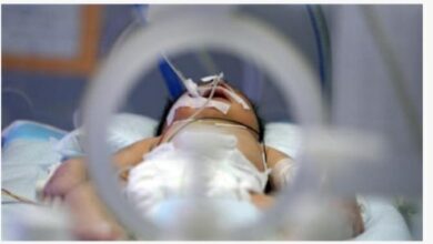 Photo of ابنة السنتين مصابة بالكوليرا