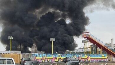 Photo of حريق كبير في مدينة جدة في السعوديّة