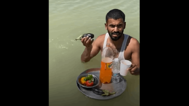 Photo of شاب عراقي قرر أن يعيش في الماء لأكثر من 10 أيام… بسبب موجة الحرّ! (فيديو)