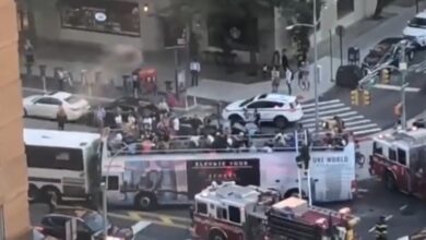 Photo of بالفيديو: أكثر من 80 جريحًا في حادث تصادم حافلتين