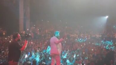 Photo of تامر حسني يشعل أجواء حفله في بيروت بحضور الآلاف