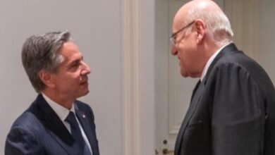 Photo of بلينكن لميقاتي: الشعب اللبناني سيتأثر بانجرار لبنان إلى الصراع