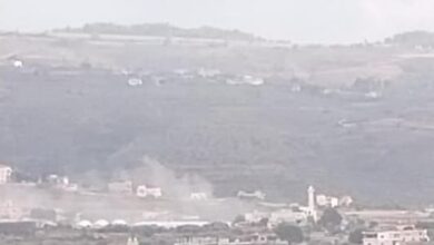Photo of بالصورة: قصفٌ إسرائيلي على يارين والبستان