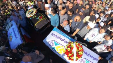 Photo of بليدا ودعت شهيداتها في مأتم مؤلم ومؤثر وحضورحشد كبير