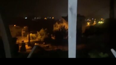 Photo of بالفيديو: لحظة سقوط غارة في الجنوب