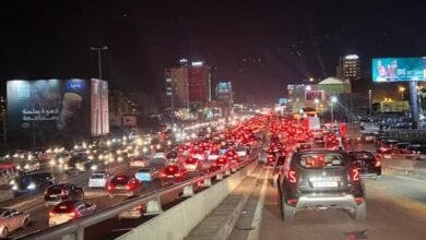 Photo of بالصورة: زحمة سير خانقة على المسلكين الشرقي والغربي لأوتوستراد الضبية
