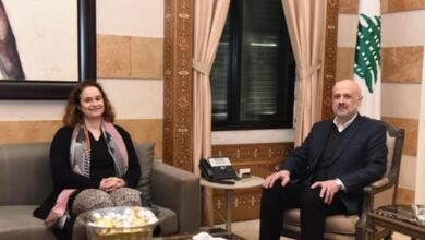 Photo of مولوي استقبل الممثلة المقيمة لبرنامج الأمم المتحدة الإنمائي في لبنان في زيارة وداعية